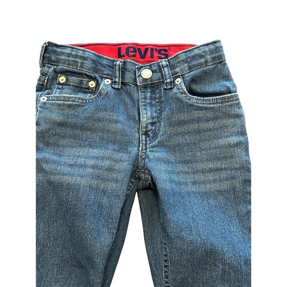 Levis 511 Girls Size 6 Reg Slim Straight Denim Jeans Medium Wash School Play EUC - Picture 2 of 12